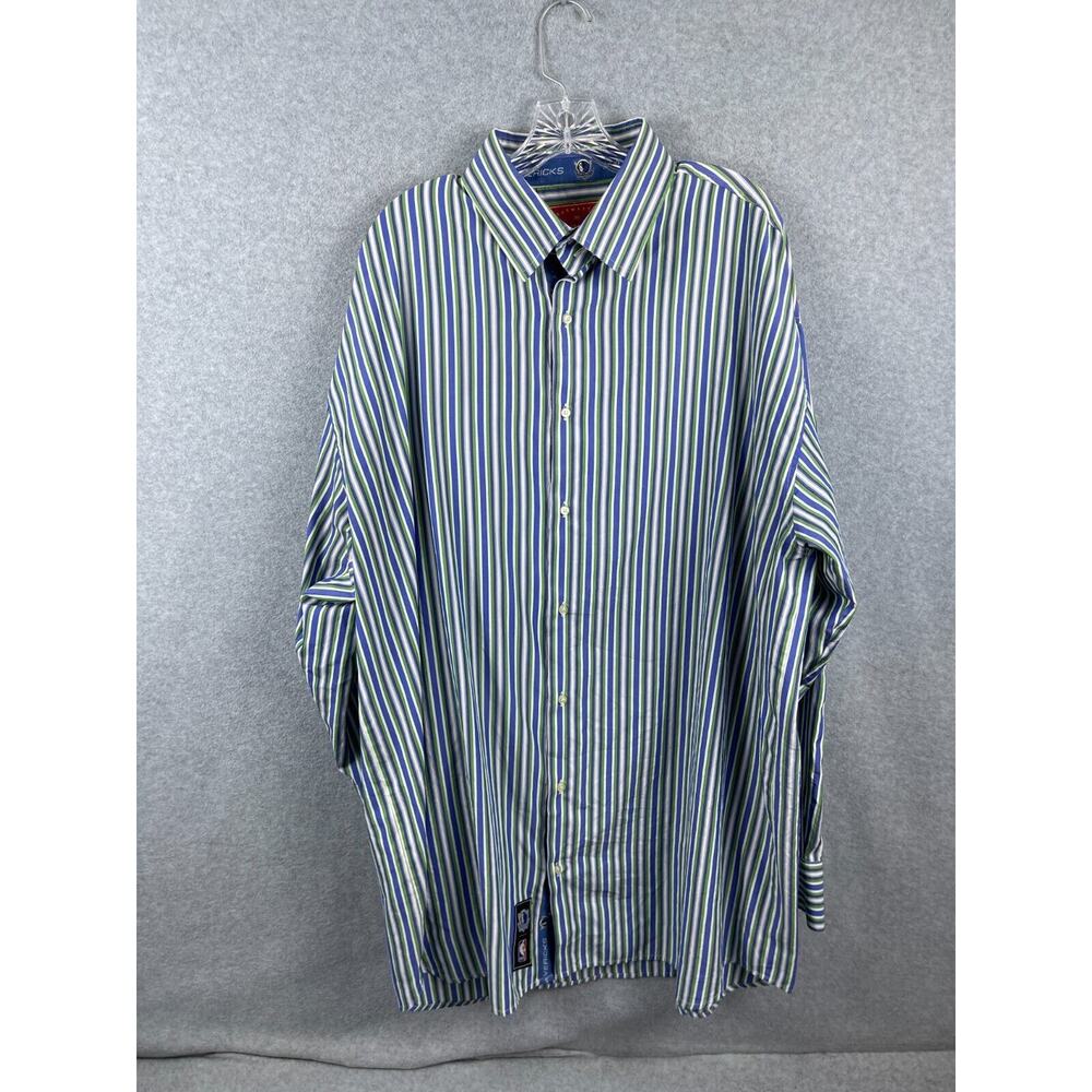 Headmaster Designer Label Dallas Mavericks Shirt Men's 5X Long Sleeve Button Up